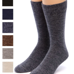 Socks, Mid-Weight Alpaca (Great overall sock for indoors, outdoors, boots, sneakers and slippers)
