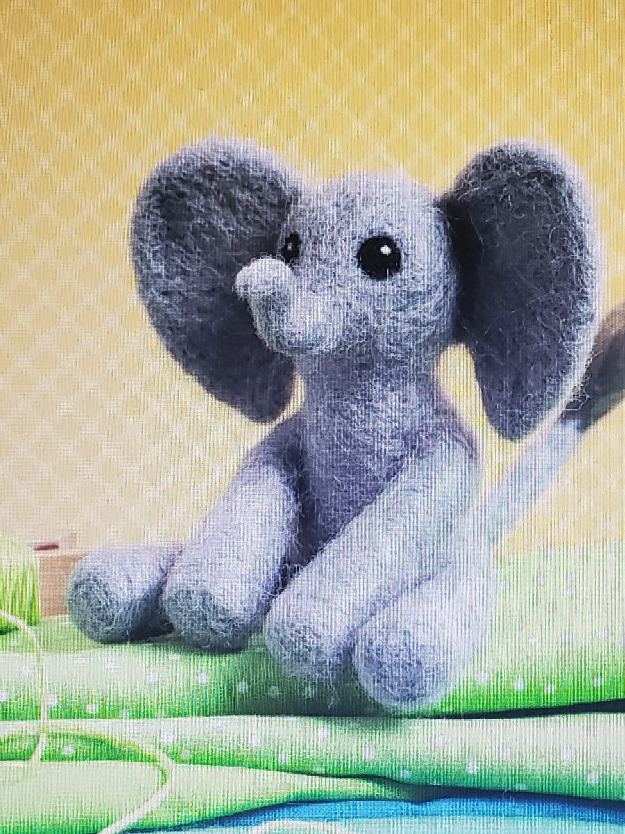 Felting Kit: Elephant