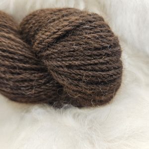 YARN: DK Weight • 100% Alpaca • Natural Dark Brown